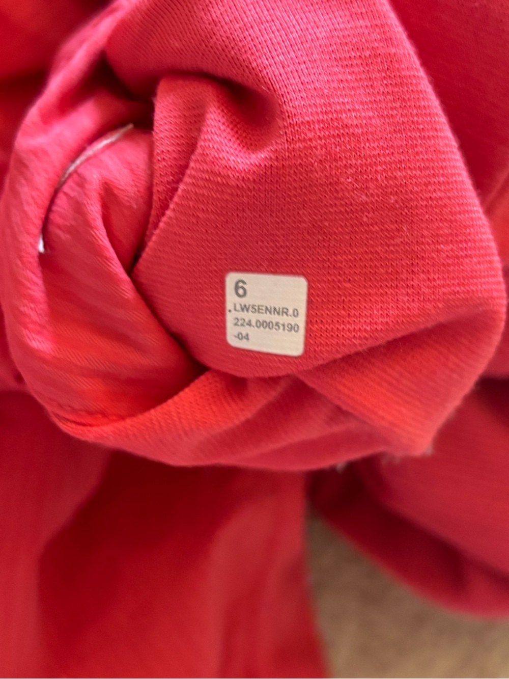 Lululemon Dance Studio Pant Red Size 6 Lightweight Athletic Jogger Casual - Picture 6 of 6